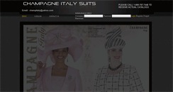 Desktop Screenshot of champagneitalysuits.com